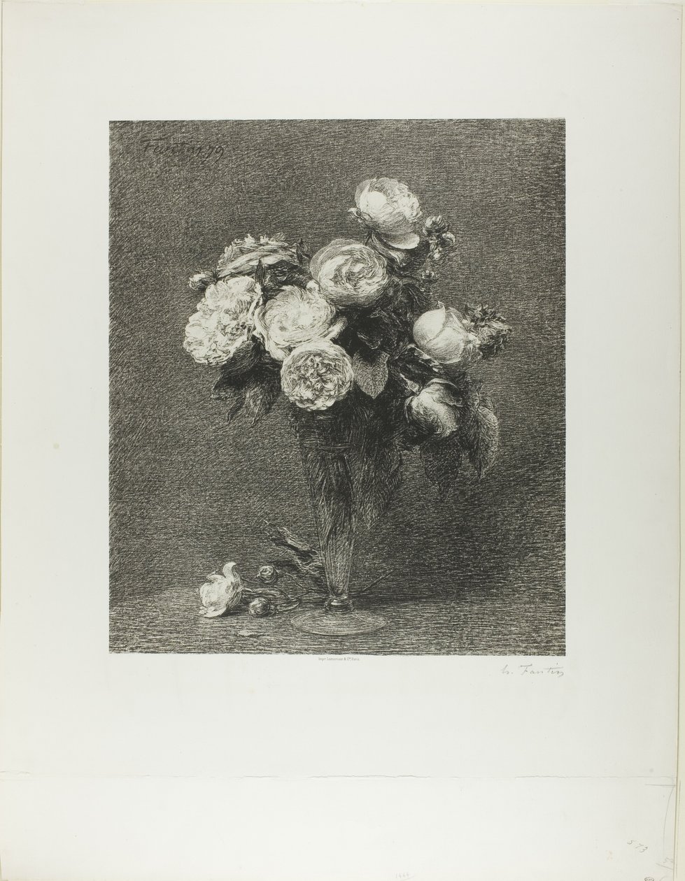 Bouquet de rosas de Henri Fantin Latour