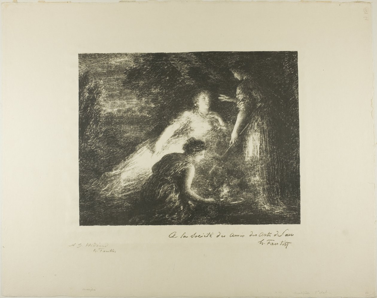 Xingamento de Ignace Henri Jean Fantin Latour