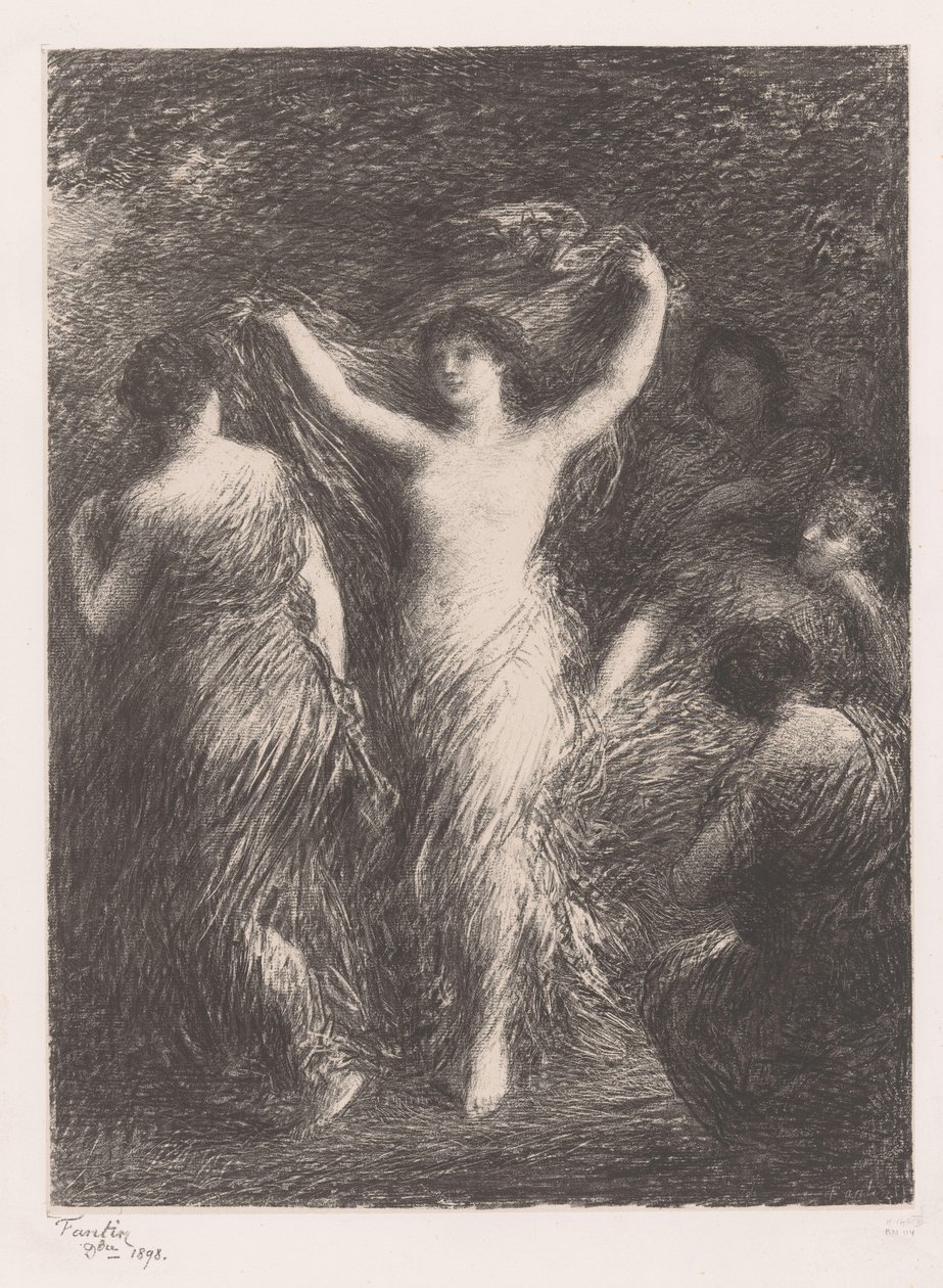 Dançar e observar as mulheres
Danses de Ignace Henri Jean Fantin Latour