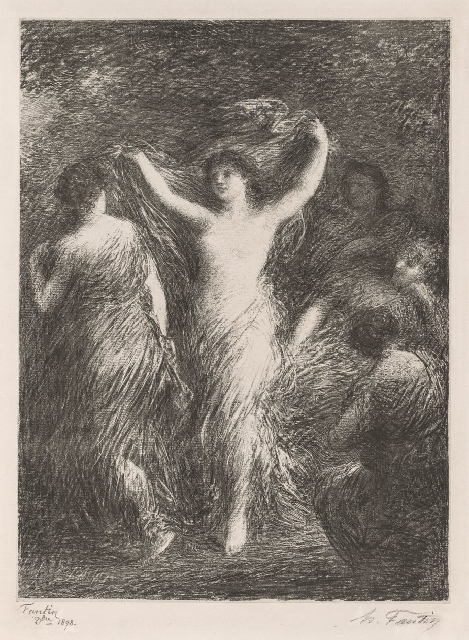 danças de Ignace Henri Jean Fantin Latour