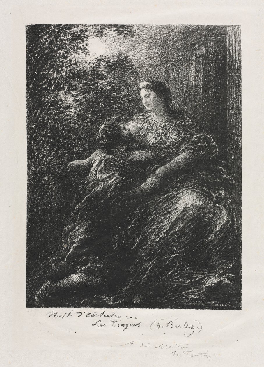 Dueto dos Troianos de Ignace Henri Jean Fantin Latour