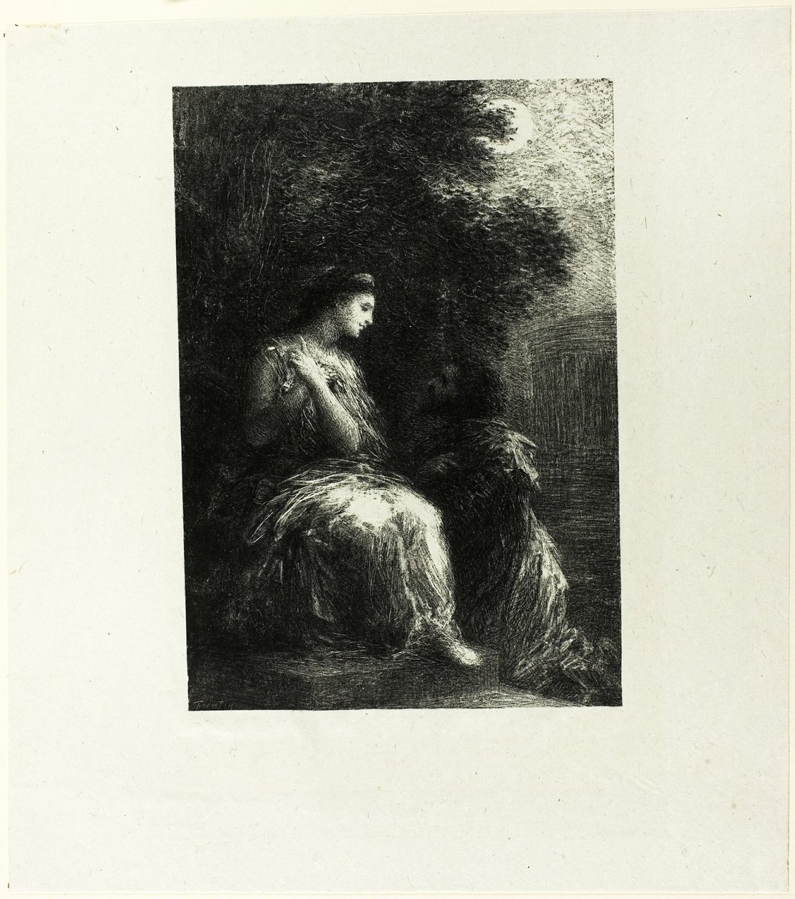 Dueto dos Troianos, sétima placa de Ignace Henri Jean Fantin Latour