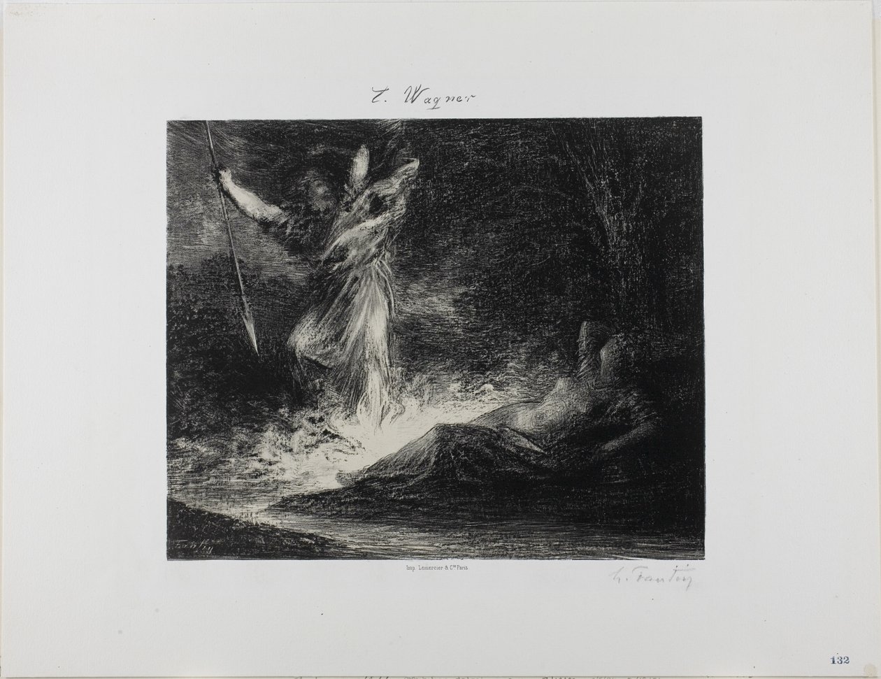 Fim da Valquíria de Ignace Henri Jean Fantin Latour