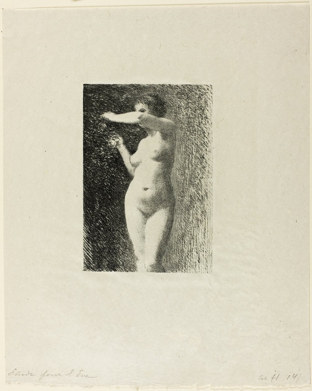 Estudo para Eva de Ignace Henri Jean Fantin Latour