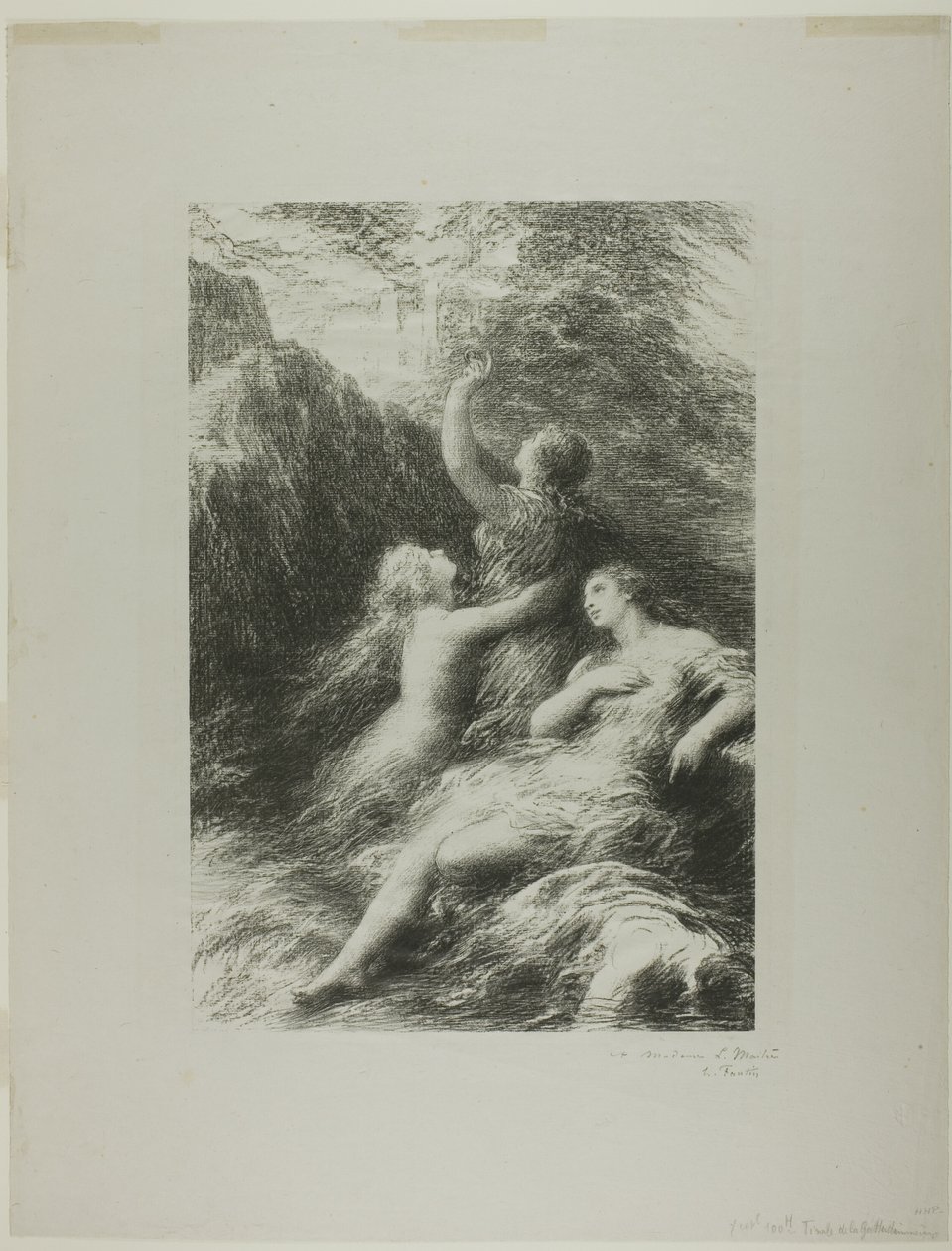 Final do Crepúsculo dos Deuses de Ignace Henri Jean Fantin Latour