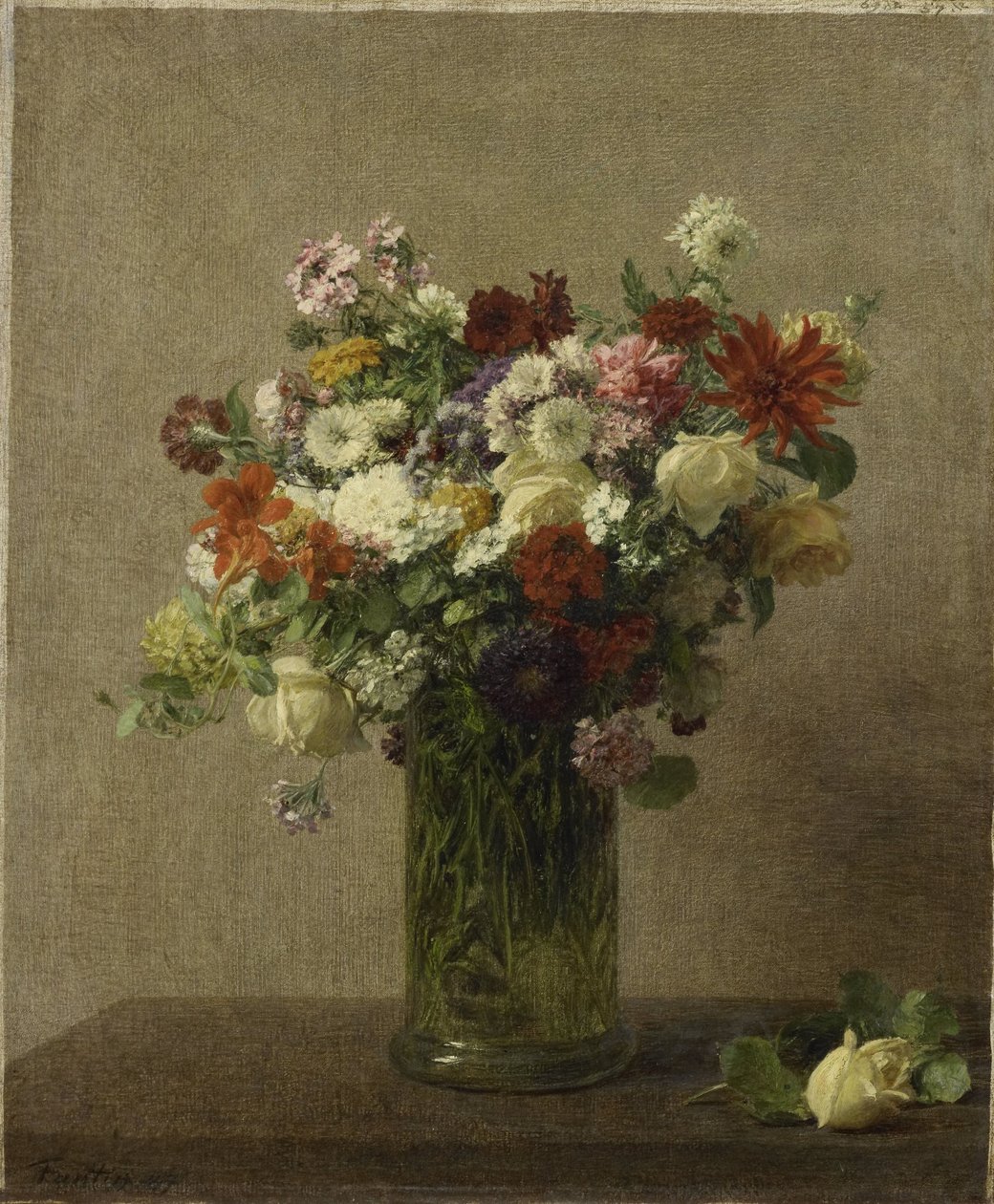 Flores da Normandia de Ignace Henri Jean Fantin Latour