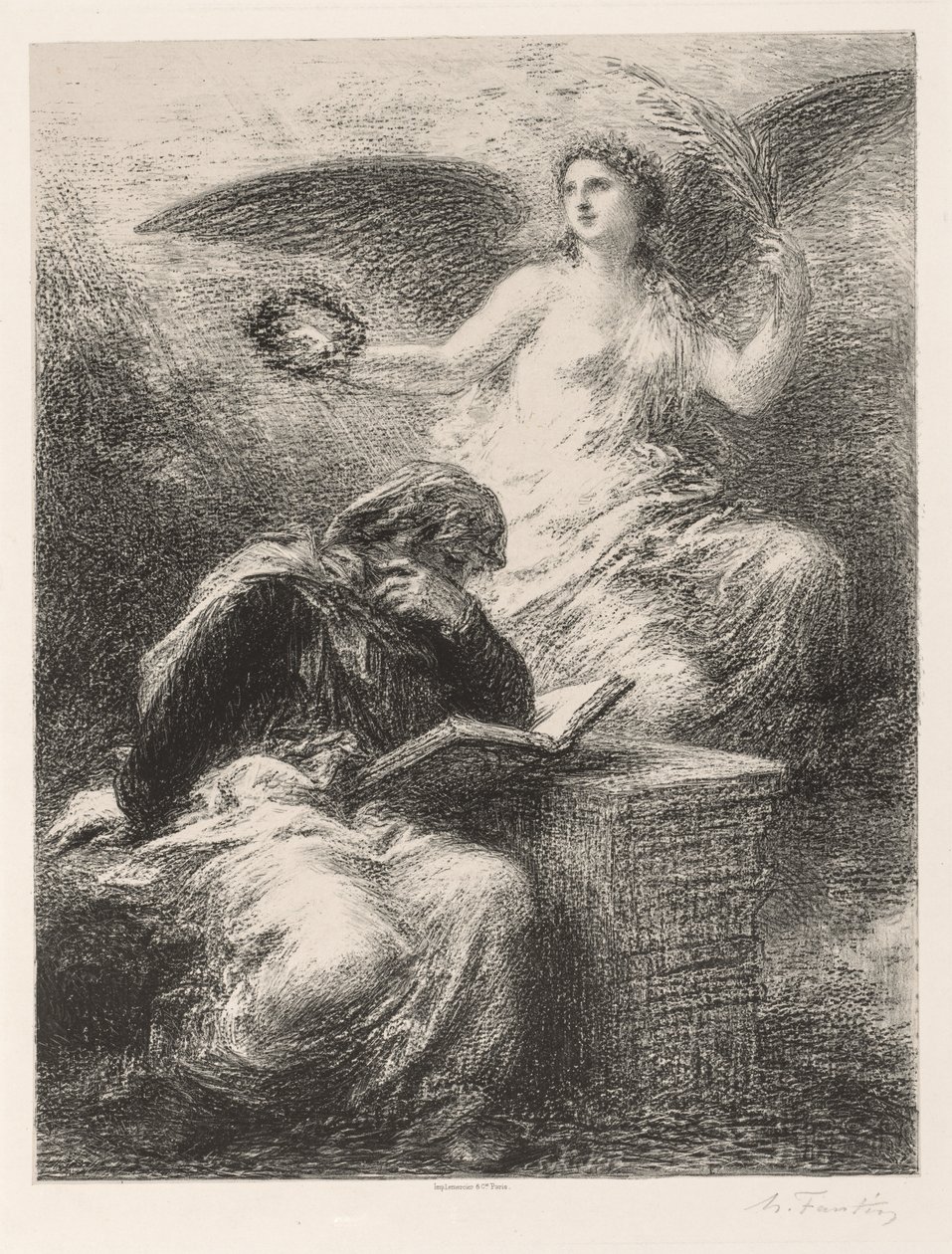 Glória de Ignace Henri Jean Fantin Latour