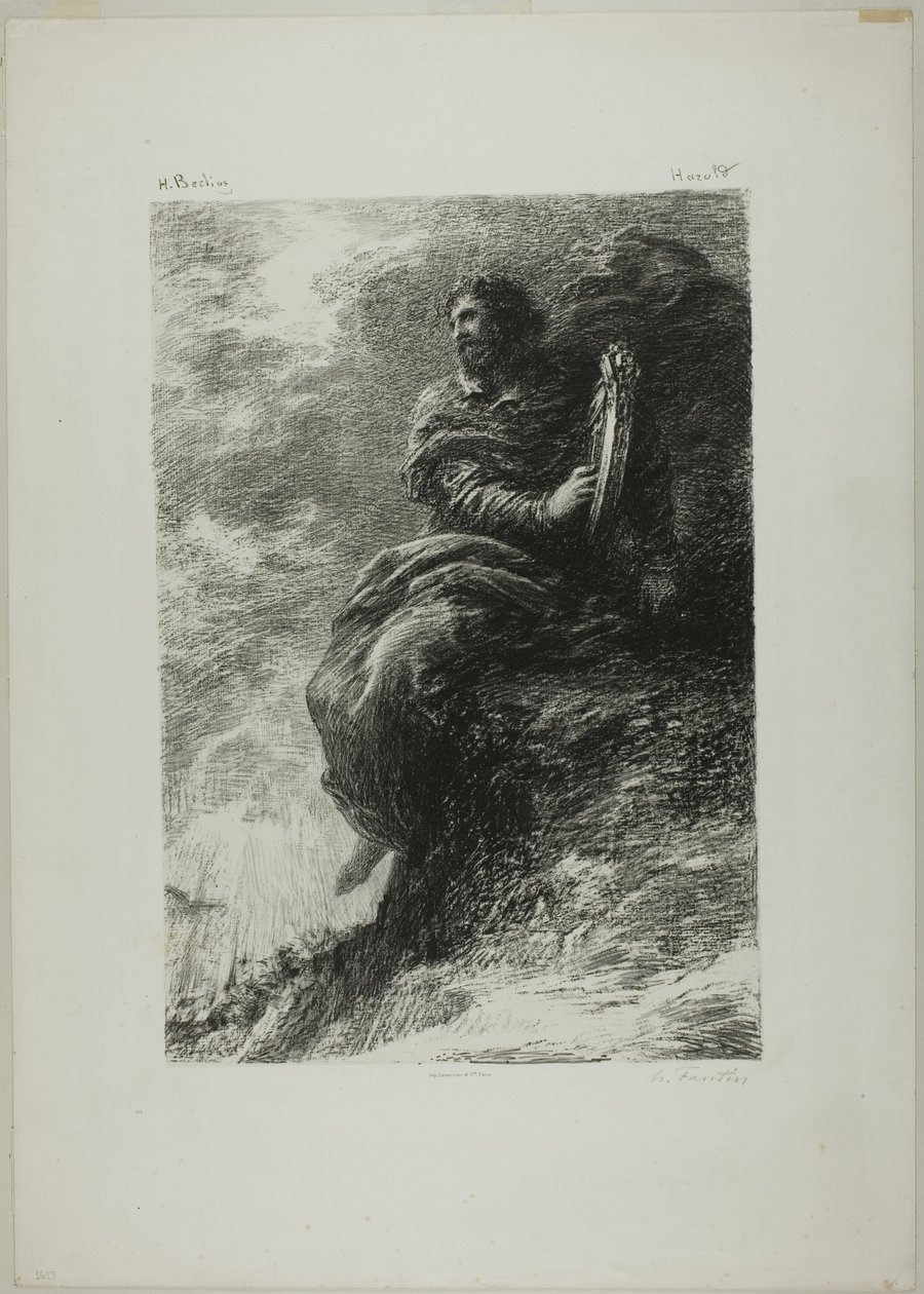 Harold: Nas Montanhas de Ignace Henri Jean Fantin Latour
