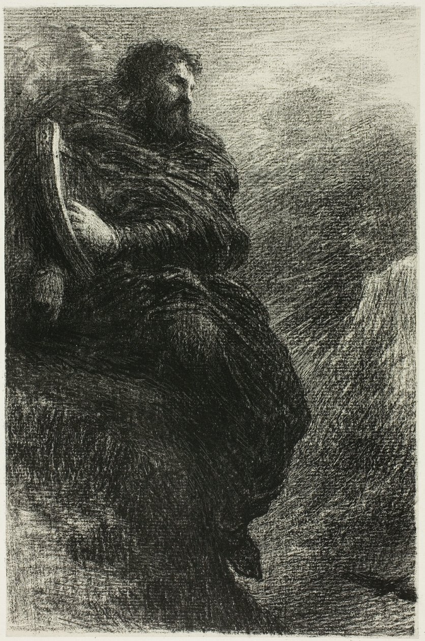 Harold na Itália: Nas Montanhas de Ignace Henri Jean Fantin Latour