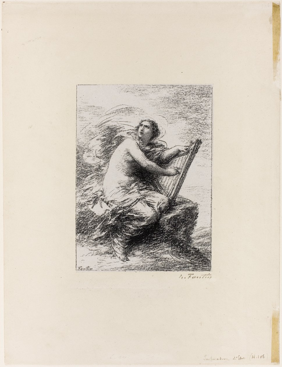 Inspiração, primeiro prato de Ignace Henri Jean Fantin Latour