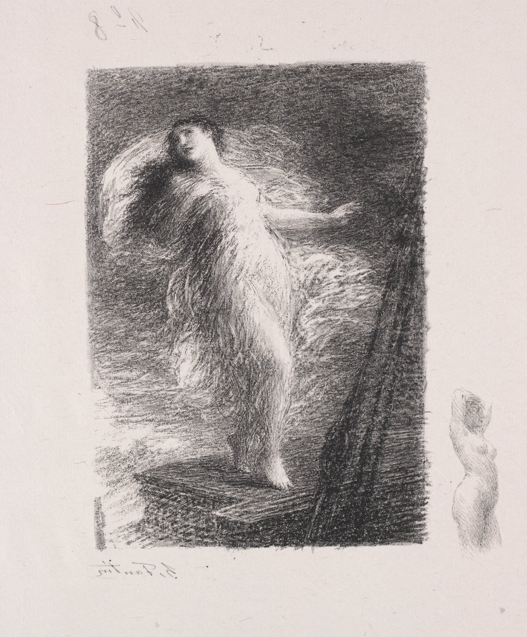 O jovem Tarentino de Ignace Henri Jean Fantin Latour