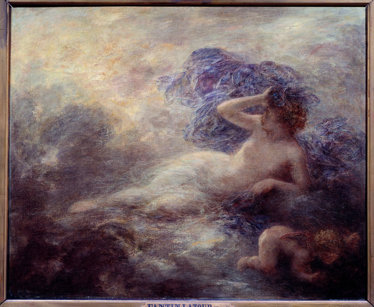 Pintura La nuit de Henri Fantin Latour (Fantin-Latour de Ignace Henri Jean Fantin Latour