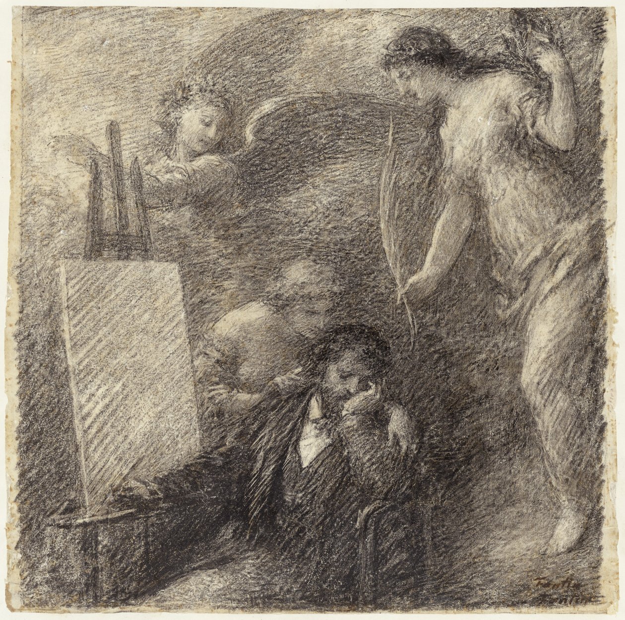 O artista desanimado de Henri Fantin Latour
