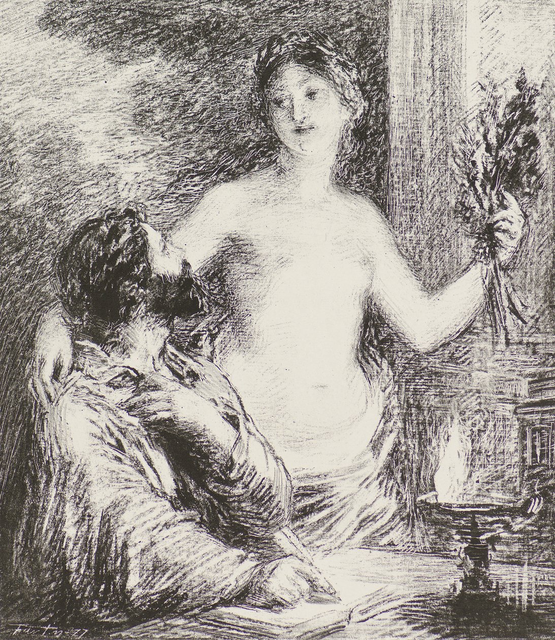 O músico de Ignace Henri Jean Fantin Latour