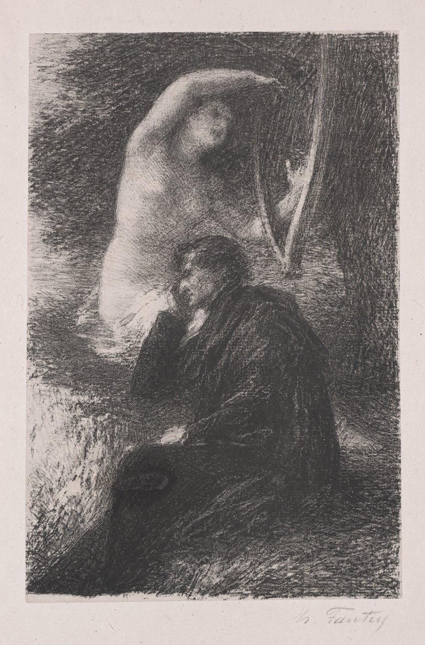 Lélio: A Harpa Eólia de Ignace Henri Jean Fantin Latour
