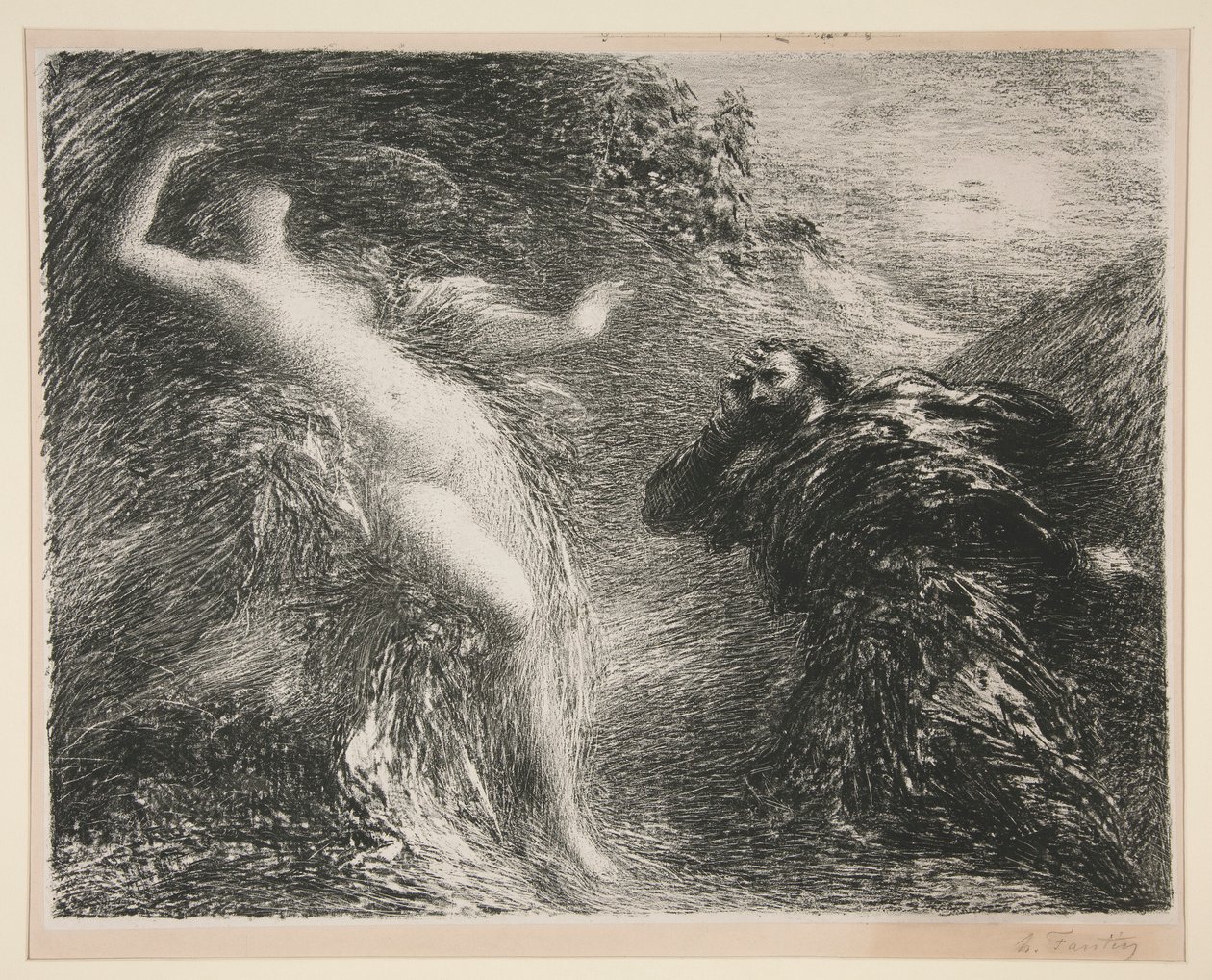 Manfred et Astaire de Ignace Henri Jean Fantin Latour