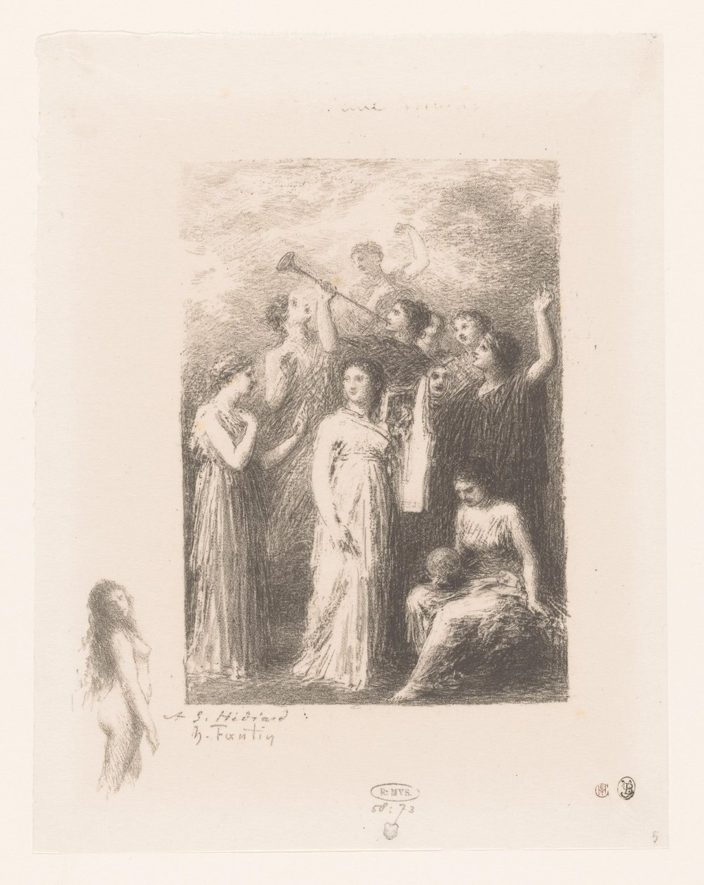Negen muzen van de Olympus
Frontispício: O Homem Cego
Gedichten van André Chénier (título da série)
Ilustrações para os Poésies d