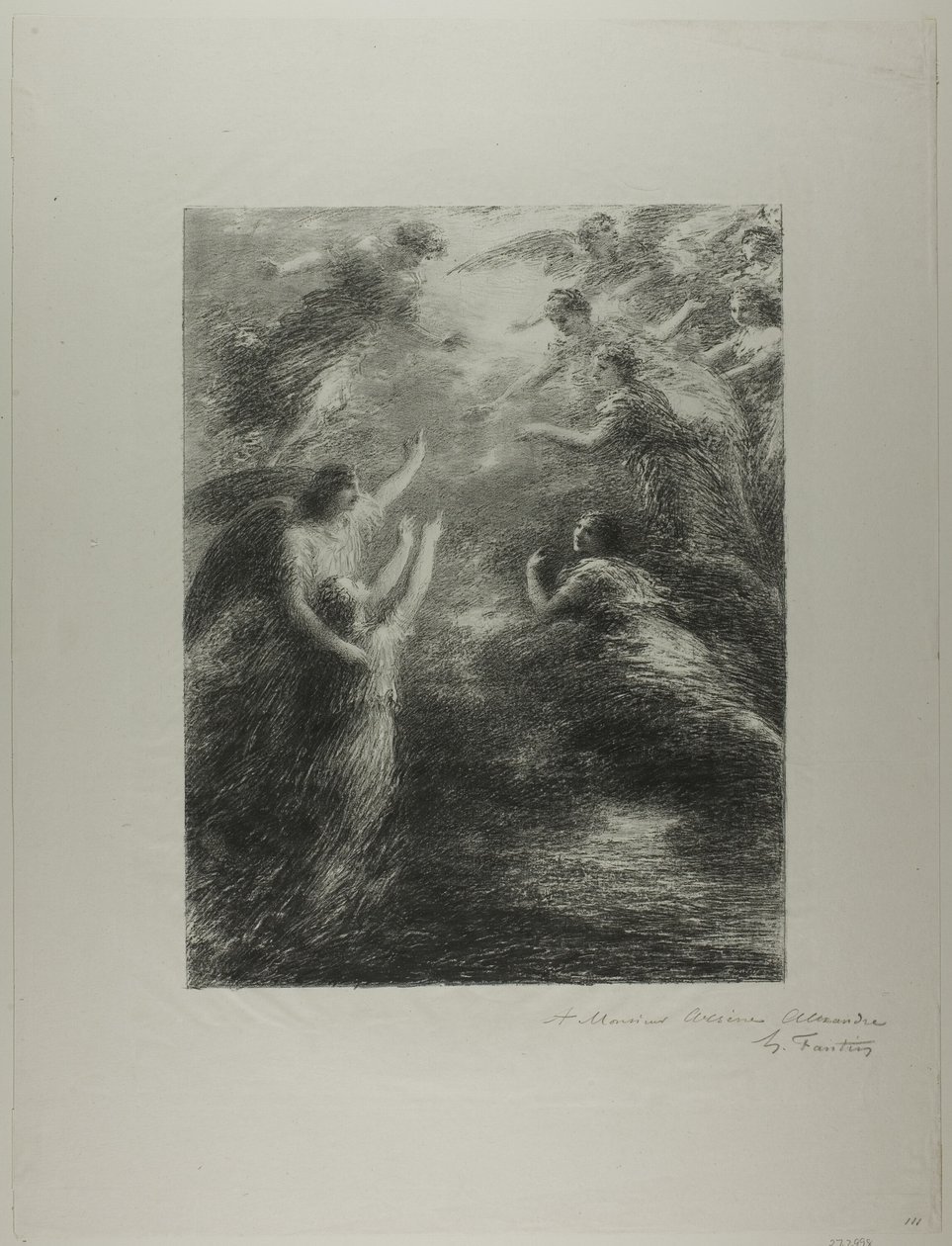 O Paraíso e o Peri: Finale de Ignace Henri Jean Fantin Latour