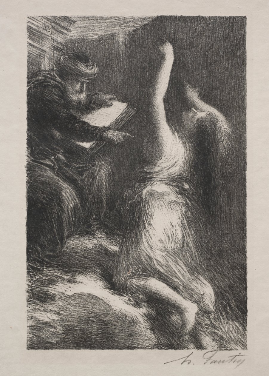 Parsifal, Ato II: Evocação de Kundry de Ignace Henri Jean Fantin Latour