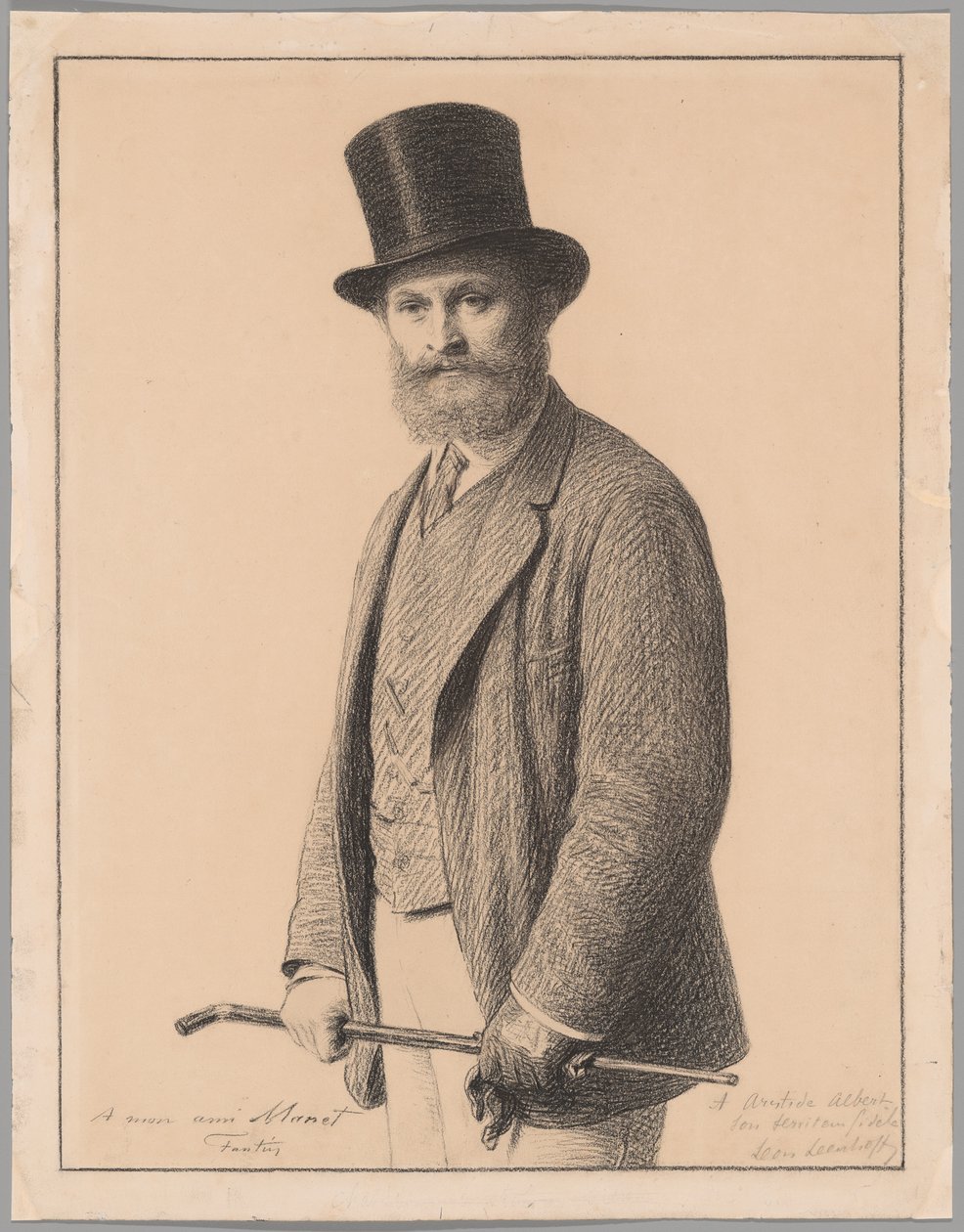 Retrato de Édouard Manet de Henri Fantin Latour