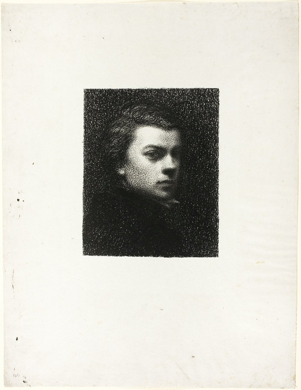 Retrato do artista aos dezessete anos de Ignace Henri Jean Fantin Latour