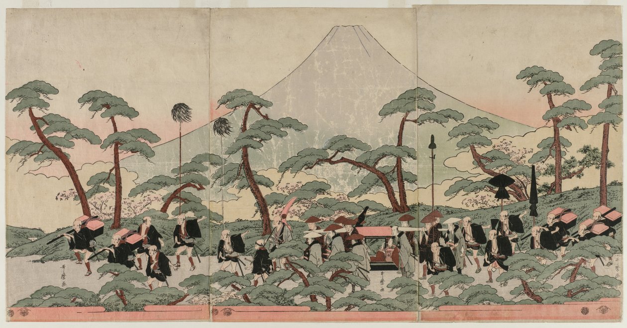Procissão ao pé do Monte Fuji de Ignace Henri Jean Fantin Latour