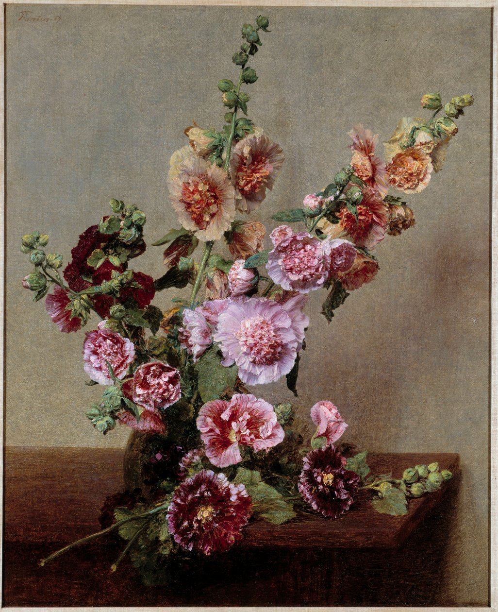 Pintura de rosas de Henri Fantin Latour (Fantin-Latour de Ignace Henri Jean Fantin Latour