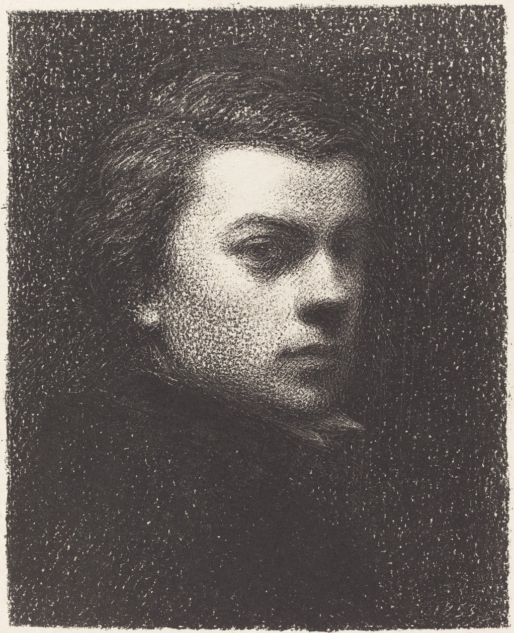 Autorretrato aos dezessete anos de Ignace Henri Jean Fantin Latour