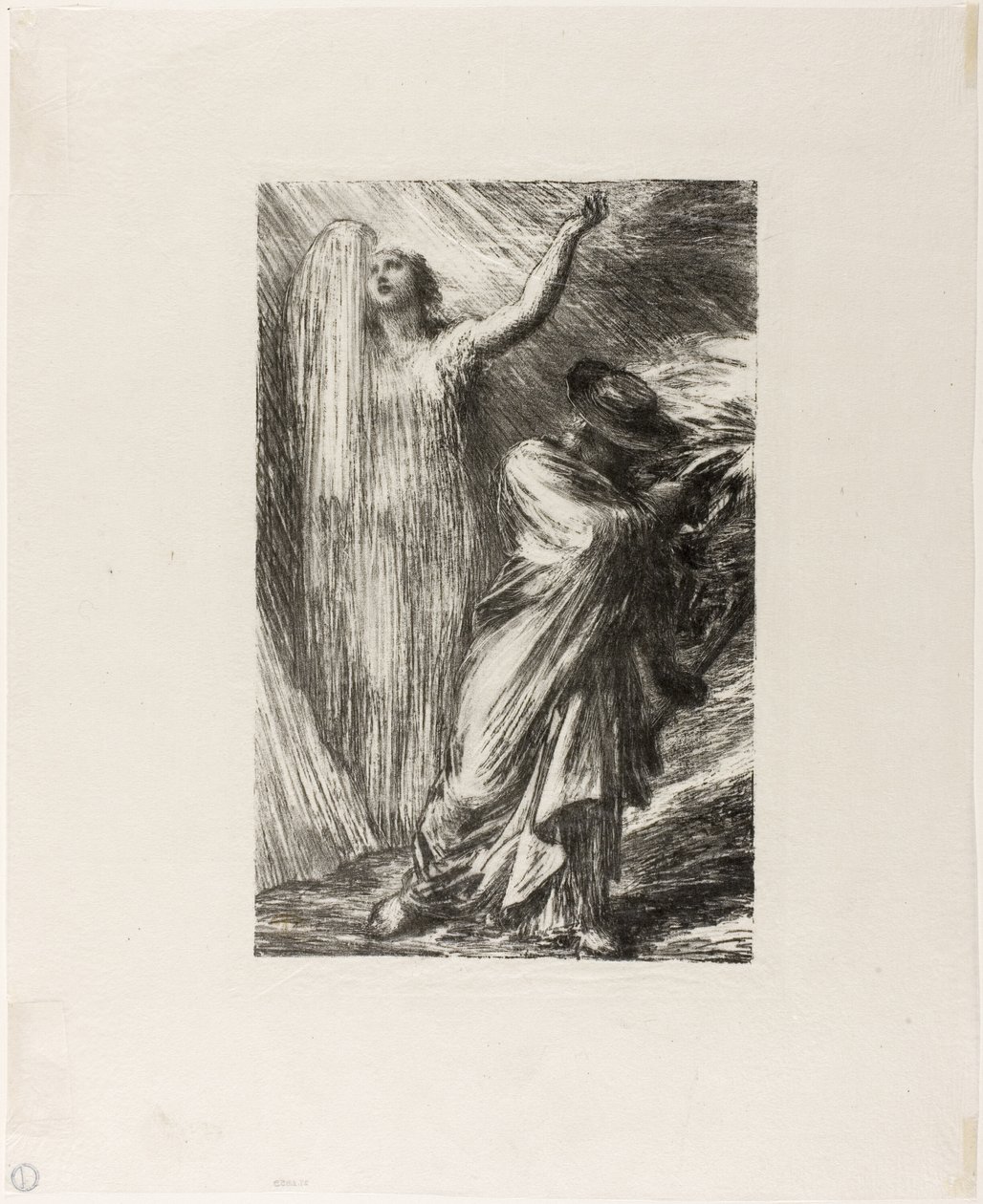 Siegfried: Ato III, Evocação de Erda de Ignace Henri Jean Fantin Latour