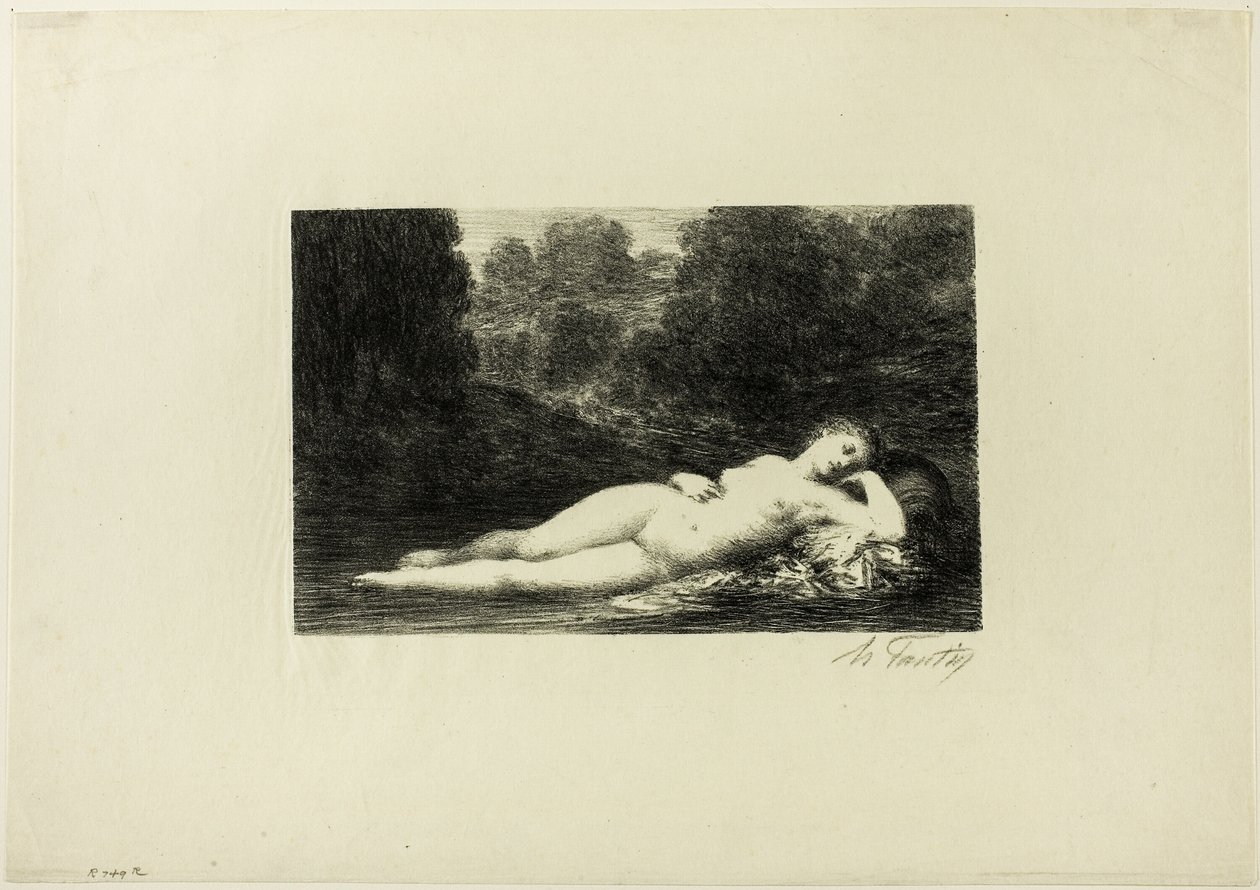 Água Silenciosa de Ignace Henri Jean Fantin Latour