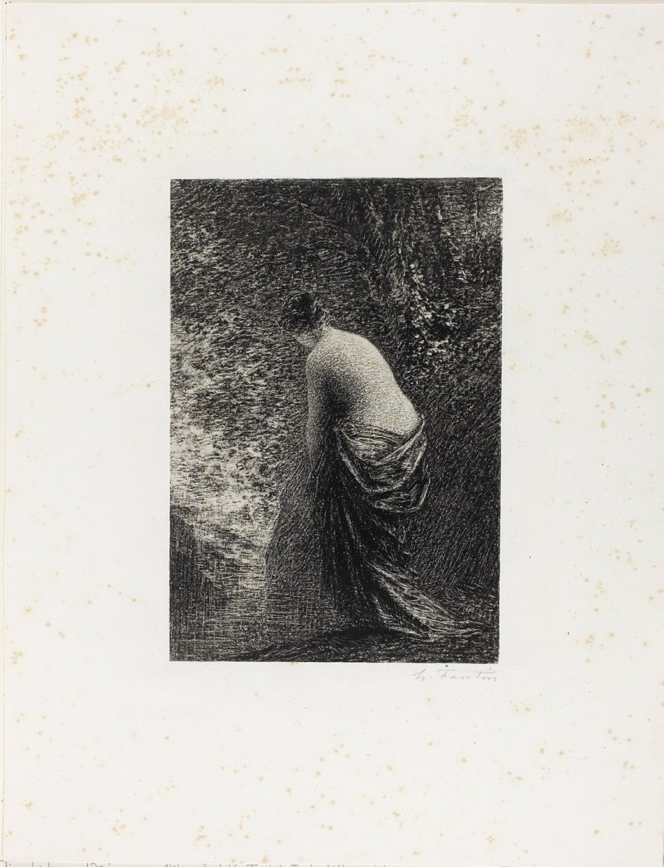 Banhista em pé de Ignace Henri Jean Fantin Latour
