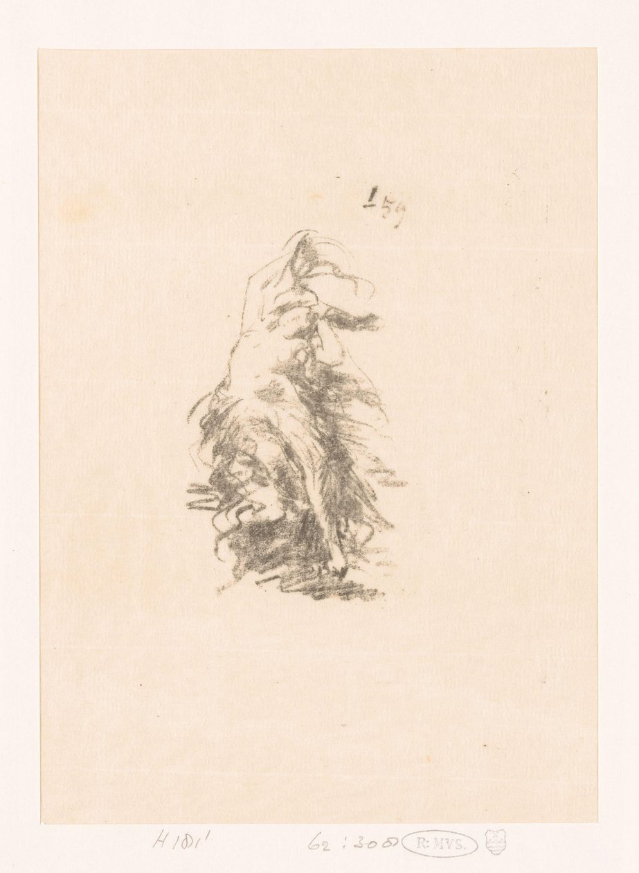 Estudo de uma mulher dançando de Ignace Henri Jean Fantin Latour