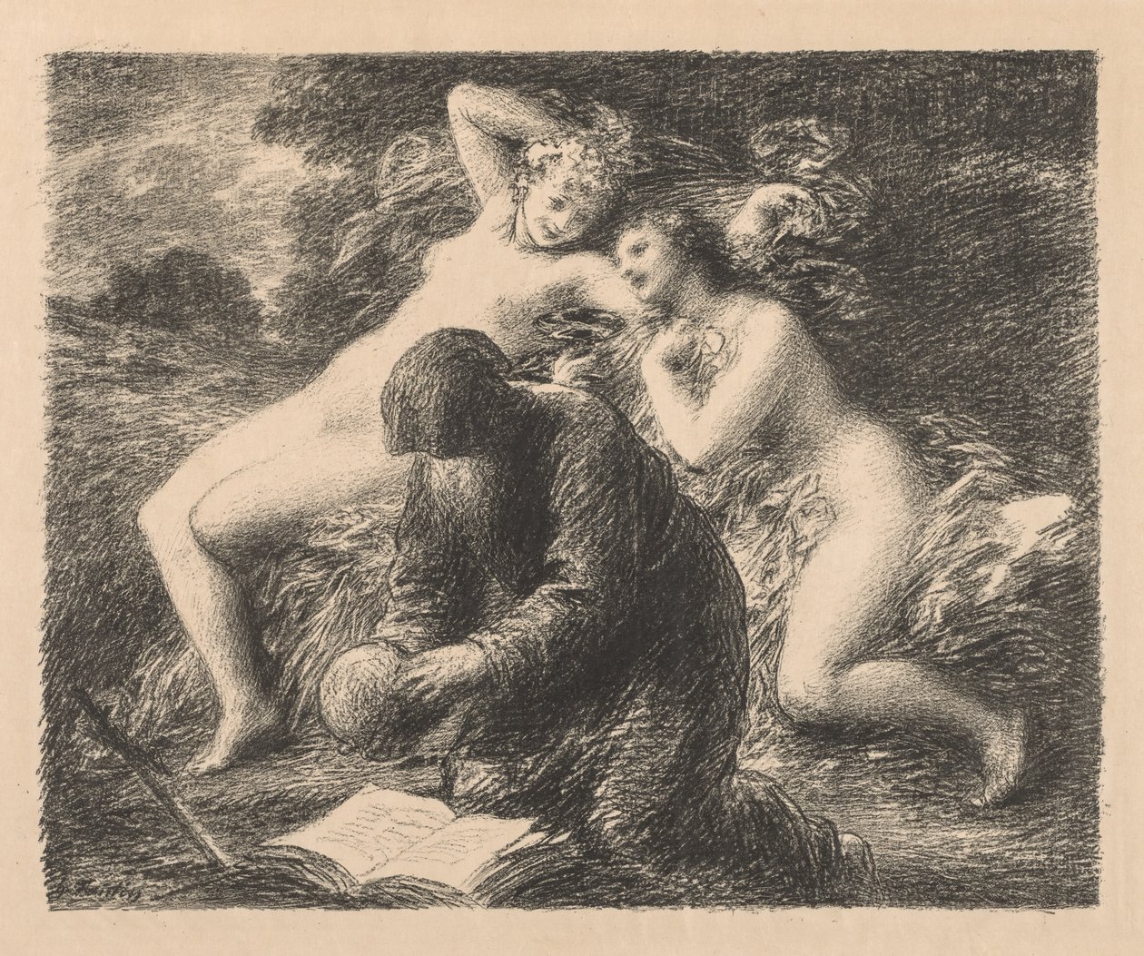 Tentação de Santo António de Ignace Henri Jean Fantin Latour