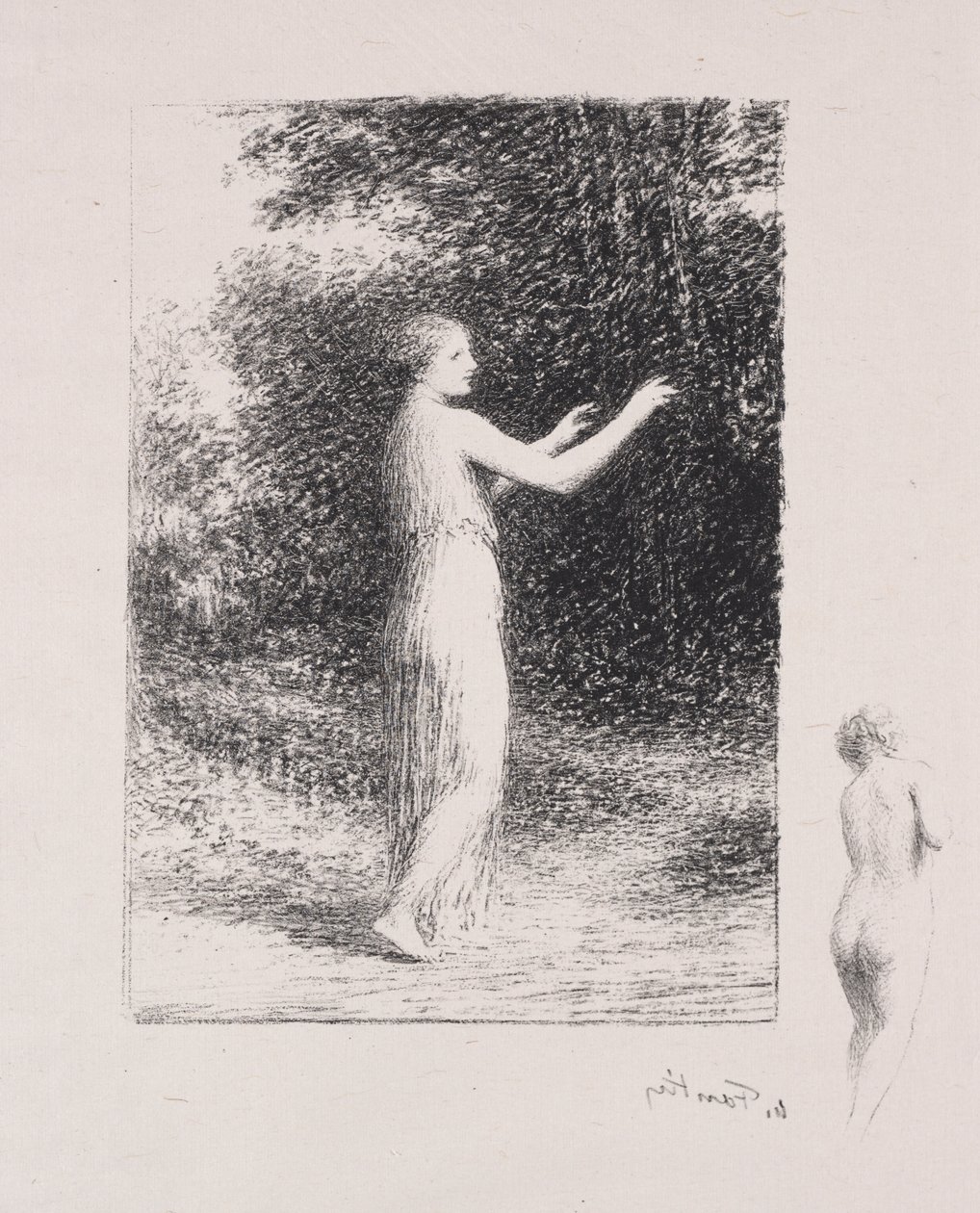 O mendigo de Ignace Henri Jean Fantin Latour