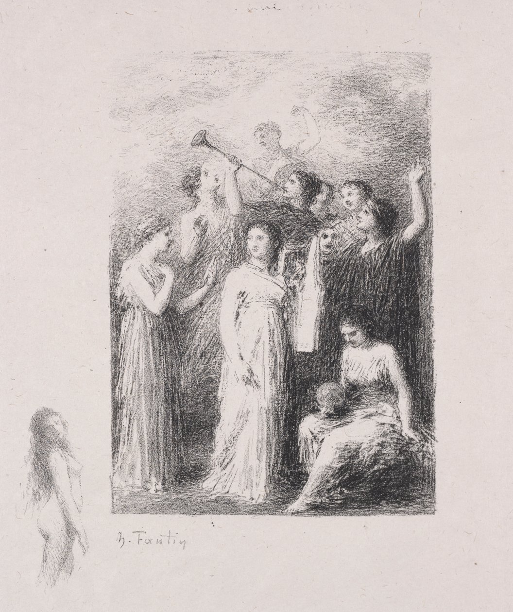 O cego de Ignace Henri Jean Fantin Latour