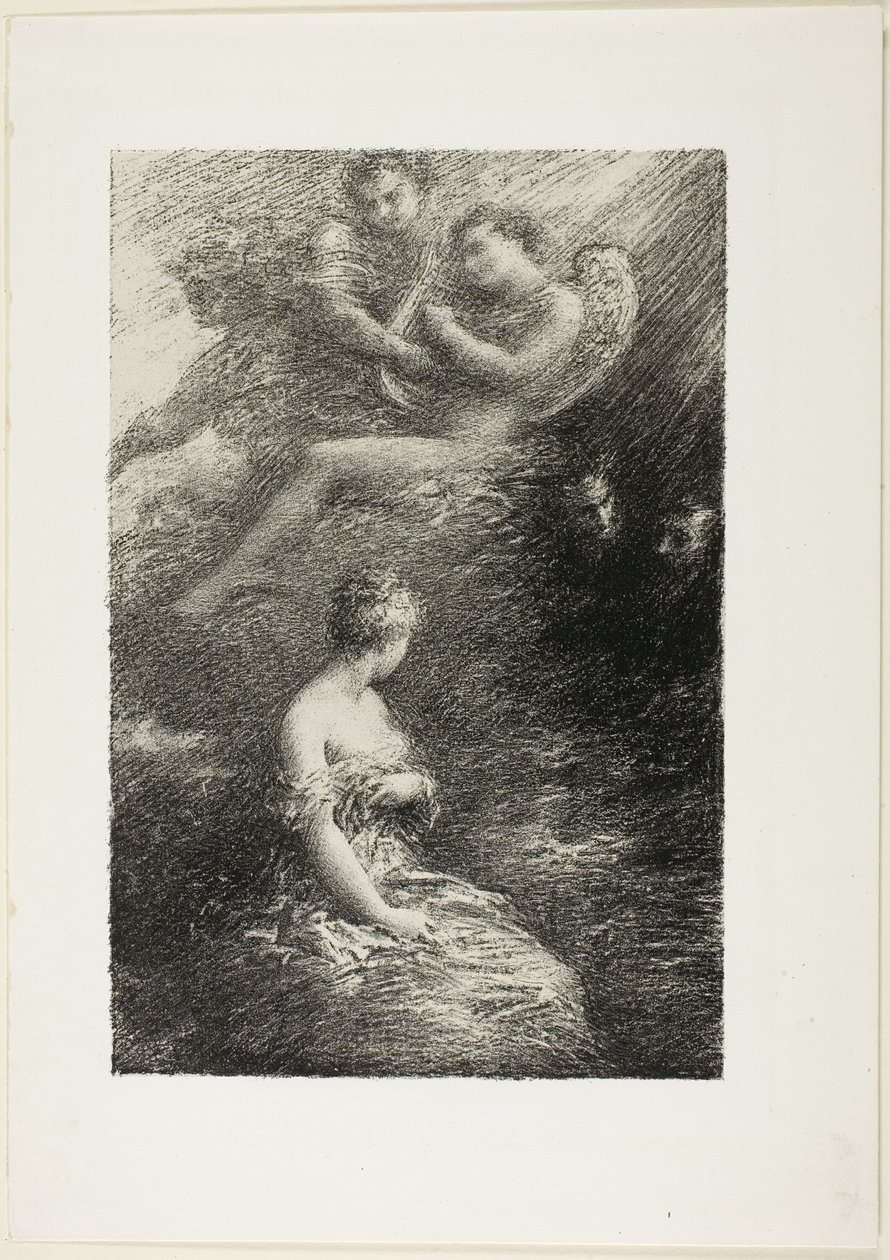A Maldição de Fausto: A Aparição de Marguerite de Ignace Henri Jean Fantin Latour