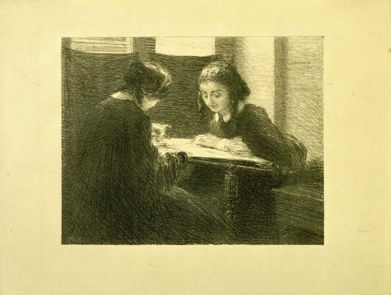 As Bordadoras, nº 3 de Ignace Henri Jean Fantin Latour
