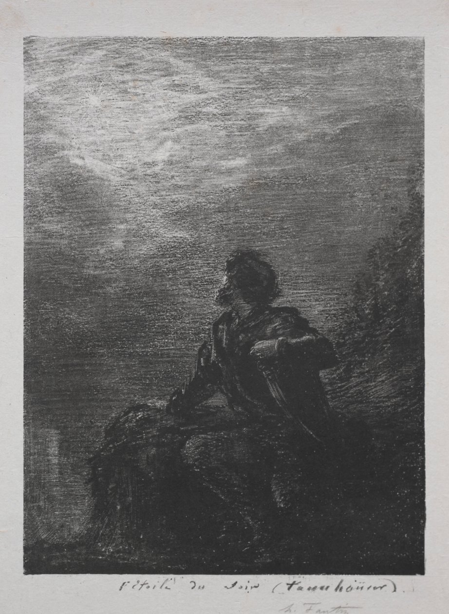 A estrela da noite de Ignace Henri Jean Fantin Latour