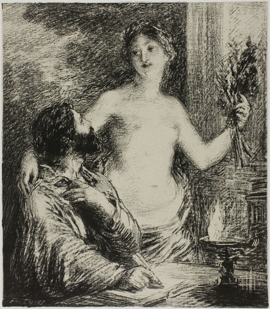 O músico de Ignace Henri Jean Fantin Latour
