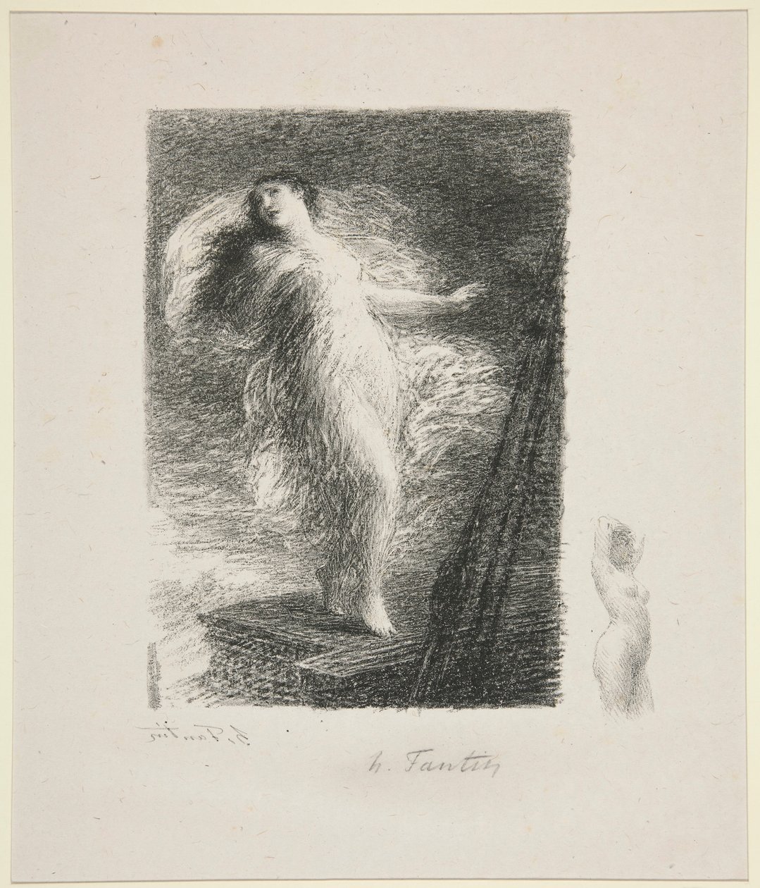 O Jovem Tarentino de Ignace Henri Jean Fantin Latour