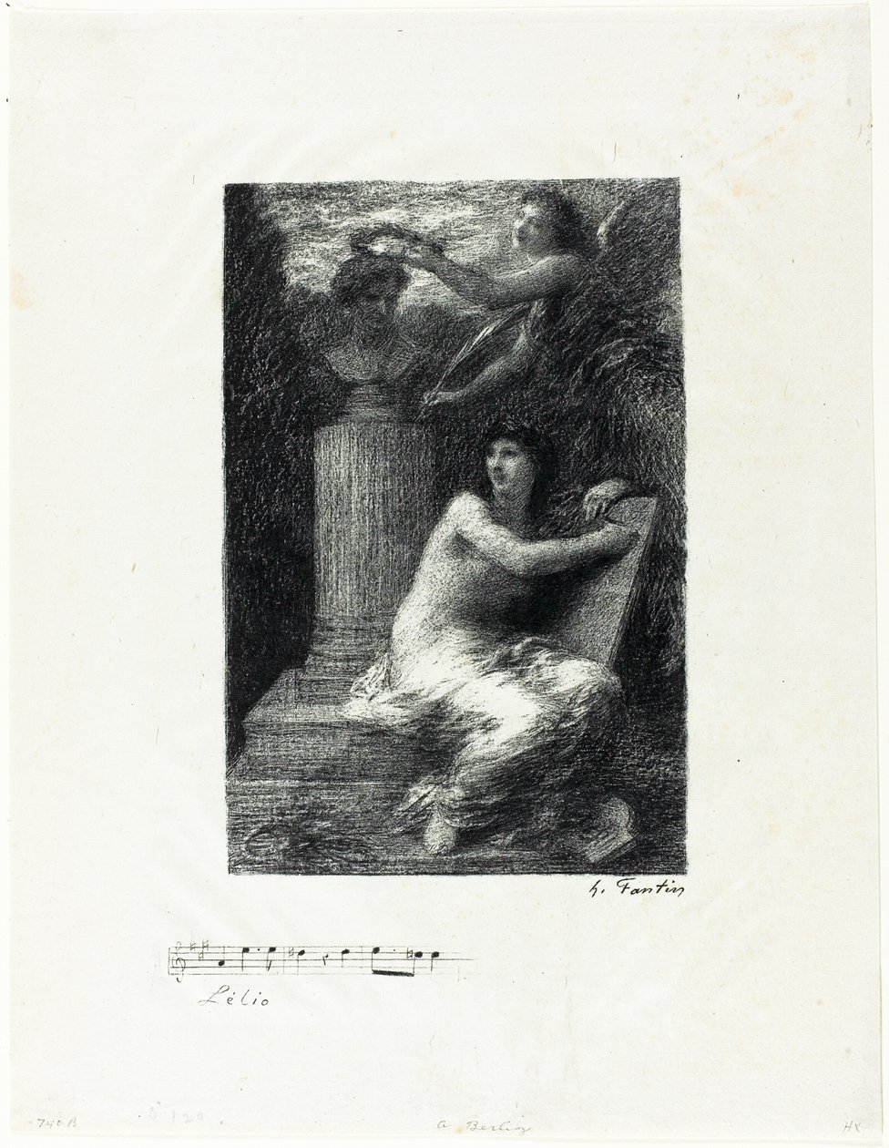 Para Berlioz, pratinho de Ignace Henri Jean Fantin Latour