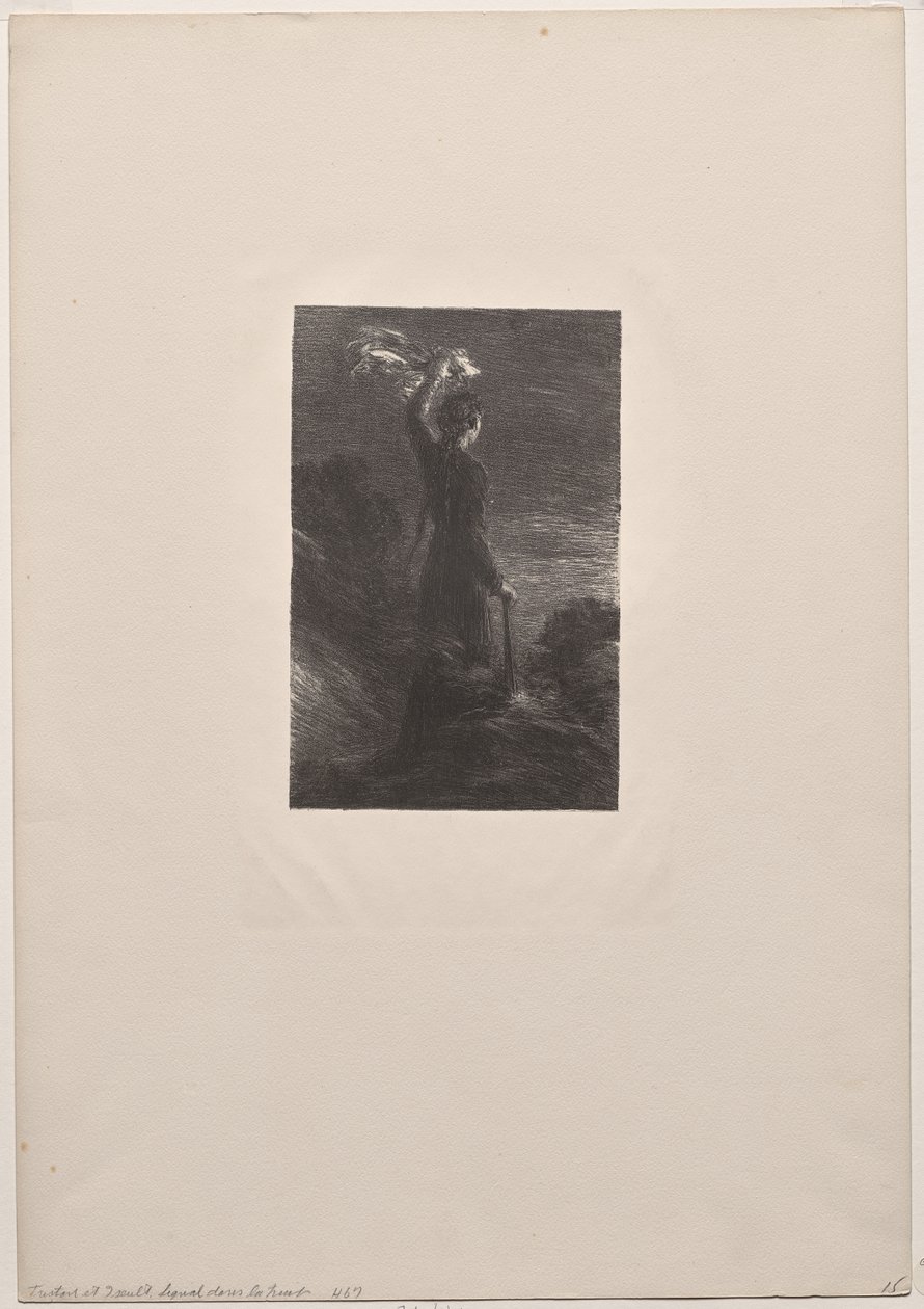 Tristão e Isolda, Ato II: Sinal na Noite de Ignace Henri Jean Fantin Latour