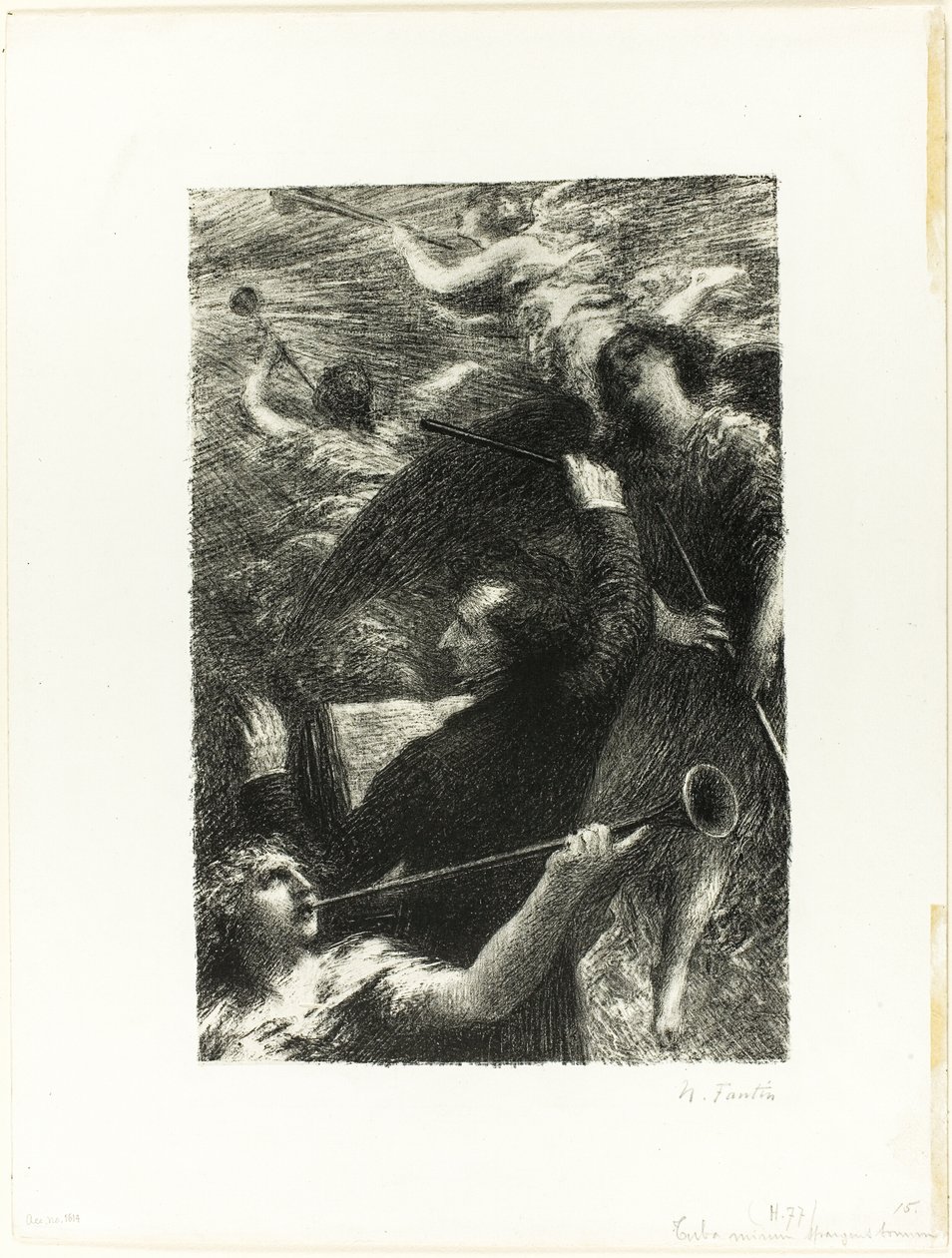 O som estridente da trombeta de Ignace Henri Jean Fantin Latour