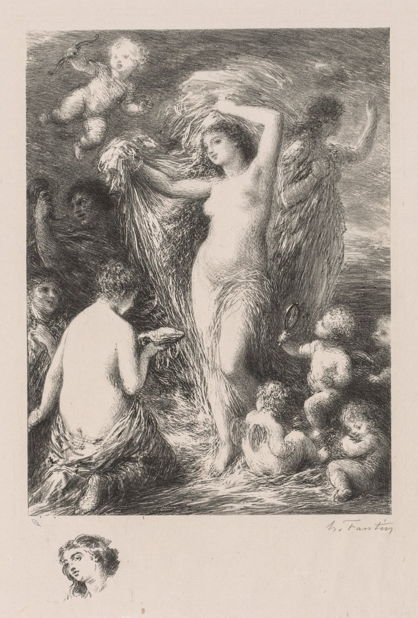 Vênus Anadiomeno de Ignace Henri Jean Fantin Latour