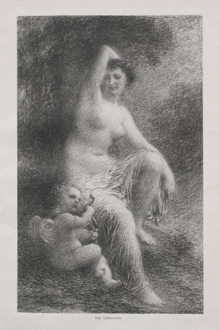 Vênus e Cupido de Ignace Henri Jean Fantin Latour