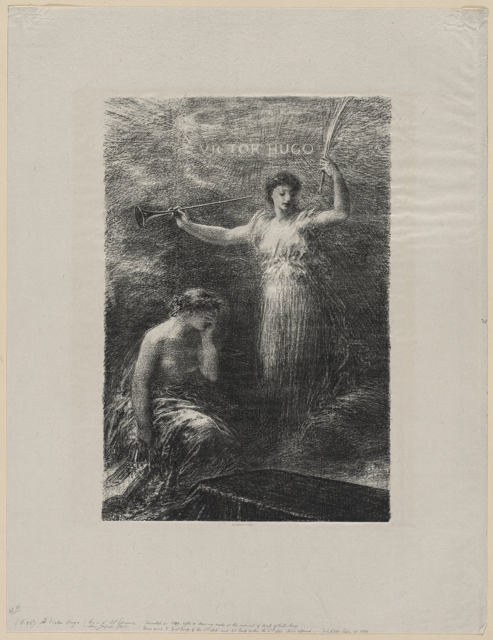 Para Victor Hugo de Ignace Henri Jean Fantin Latour