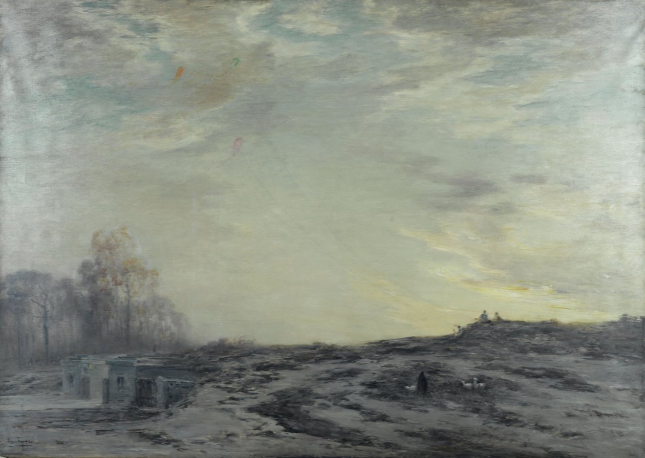 La Banlieue de Paris aux environs des fortifications, ca. 1923 (óleo sobre tela) de Henri Foreau