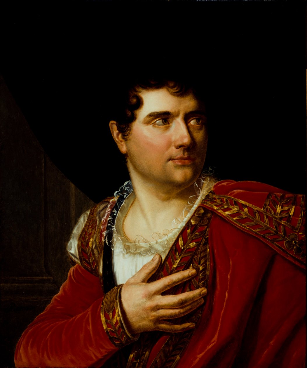 Retrato de Jean-Baptiste-Sauveur Gavaudan 1772-1840, ca 1799. de Henri Françoiss Riesener