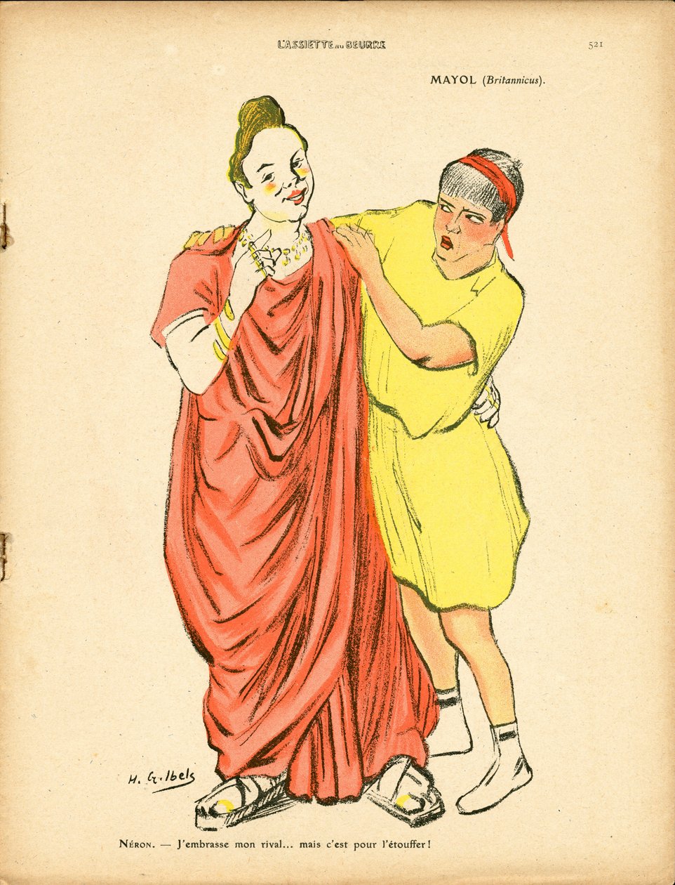 A Placa de Manteiga, número 501, Satirical in Colour de Henri Gabriel Ibels