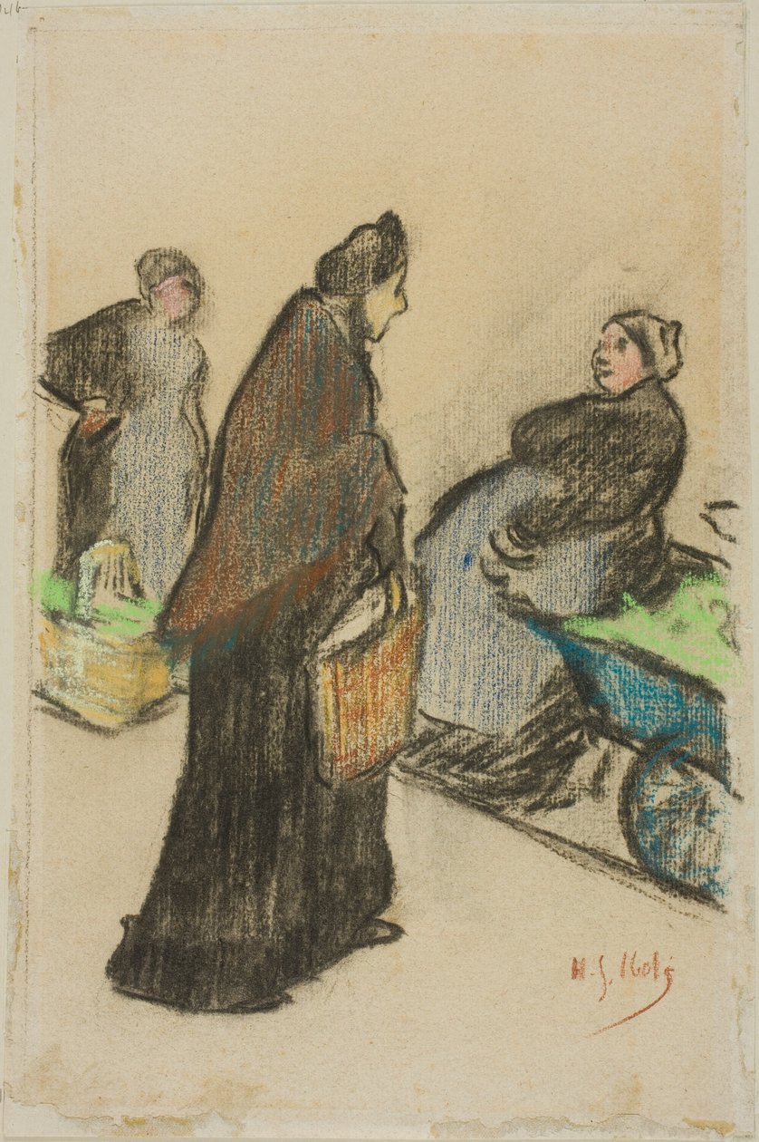 Mulheres do mercado de Henri Gabriel Ibels